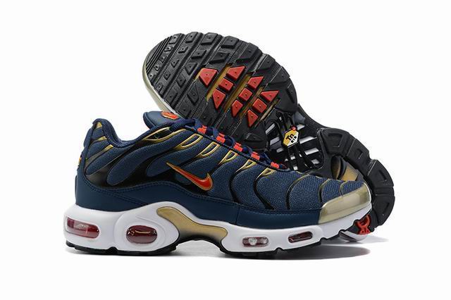 (image for) Nike Air Max Plus Navy Red Golden Men's TN Shoes-143